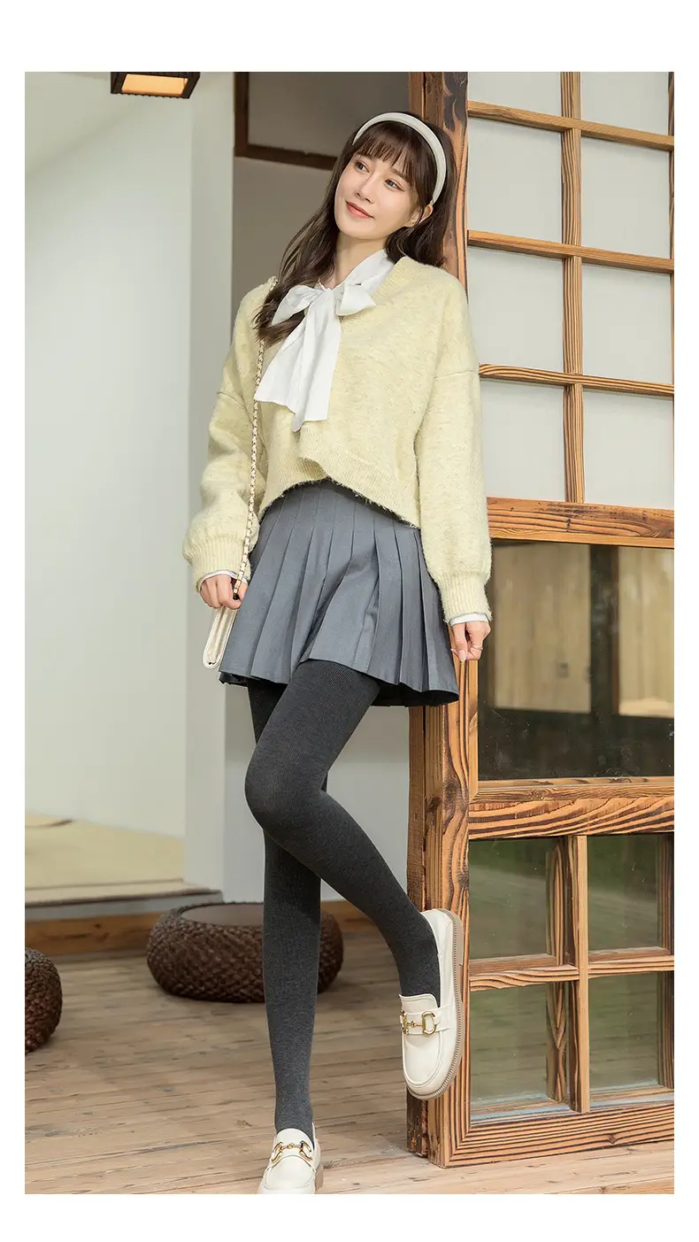 Fleece Leggings Women's Winter Warm Slimming High Waist — feature 17