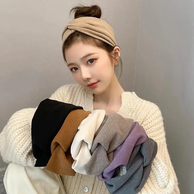 Women's Wide Brim Hair Band Autumn Winter Gentle