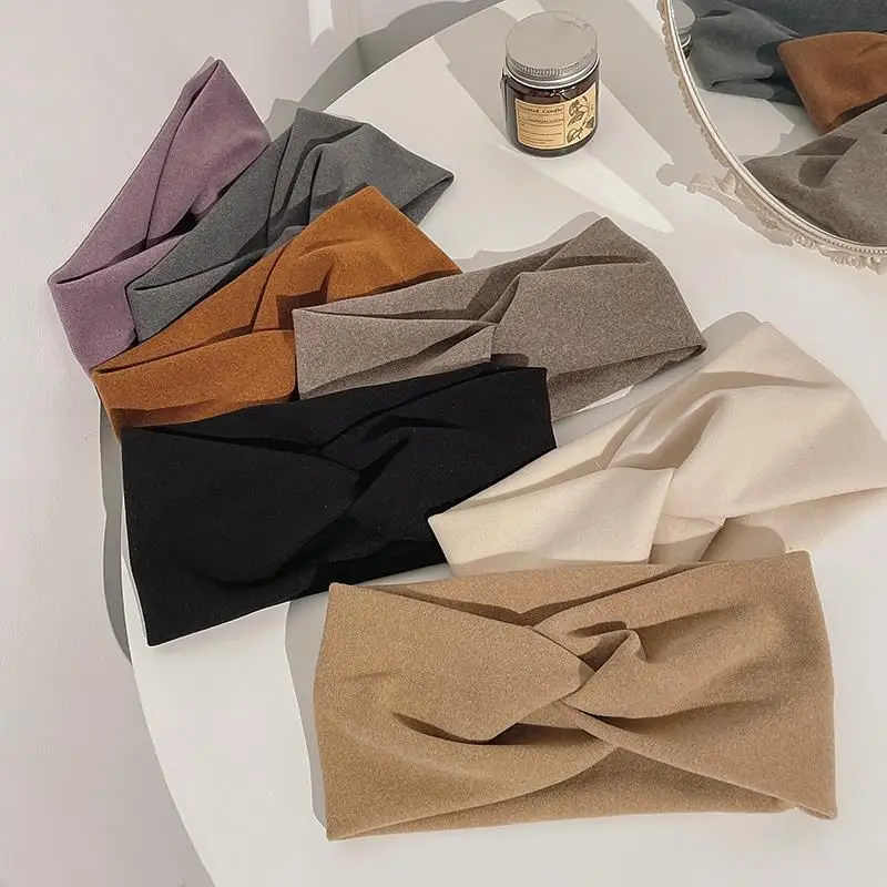 Women's Wide Brim Hair Band Autumn Winter Gentle