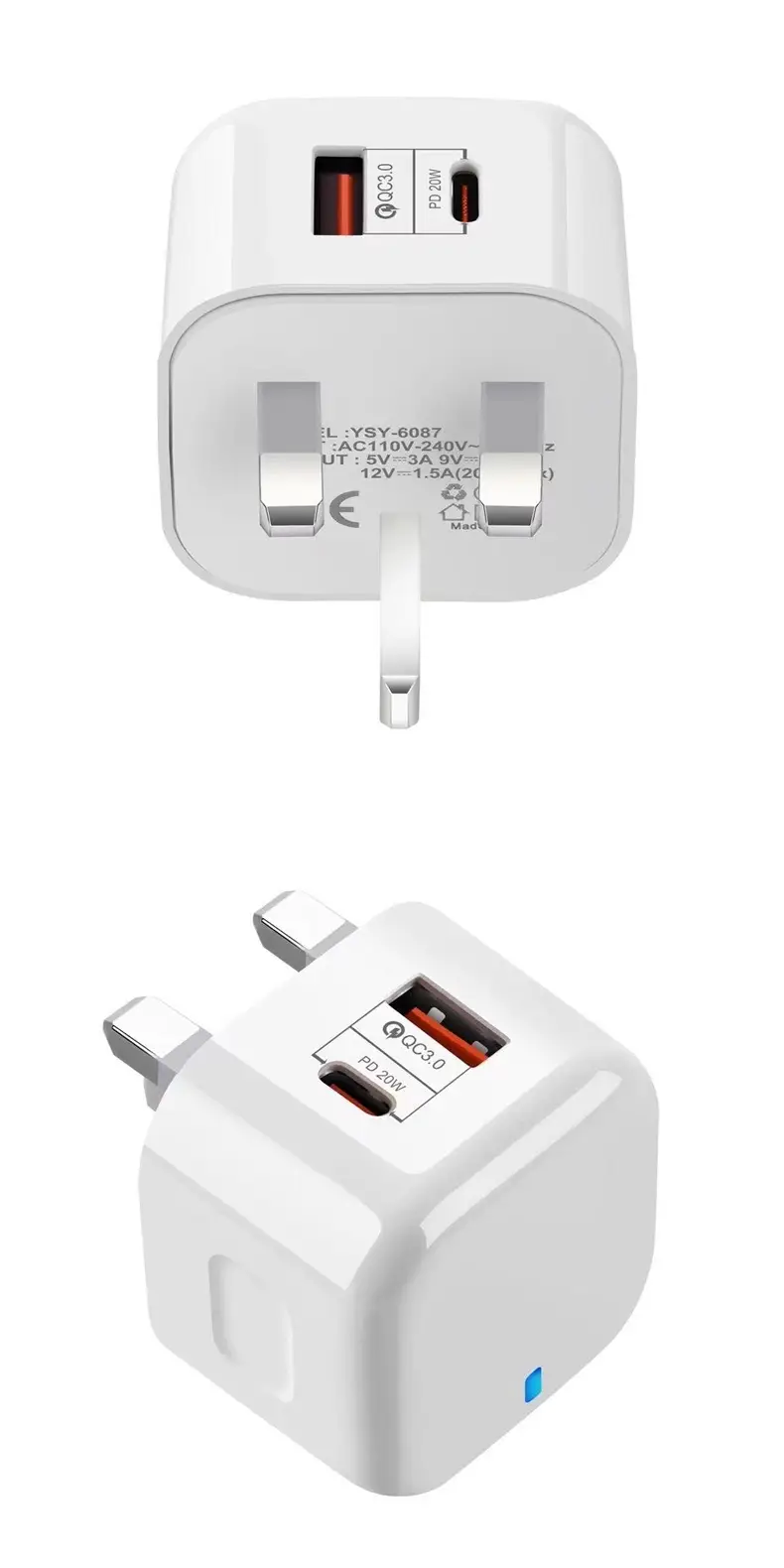 PD20w European Standard Phone Charger QC3.0 Universal — feature 7