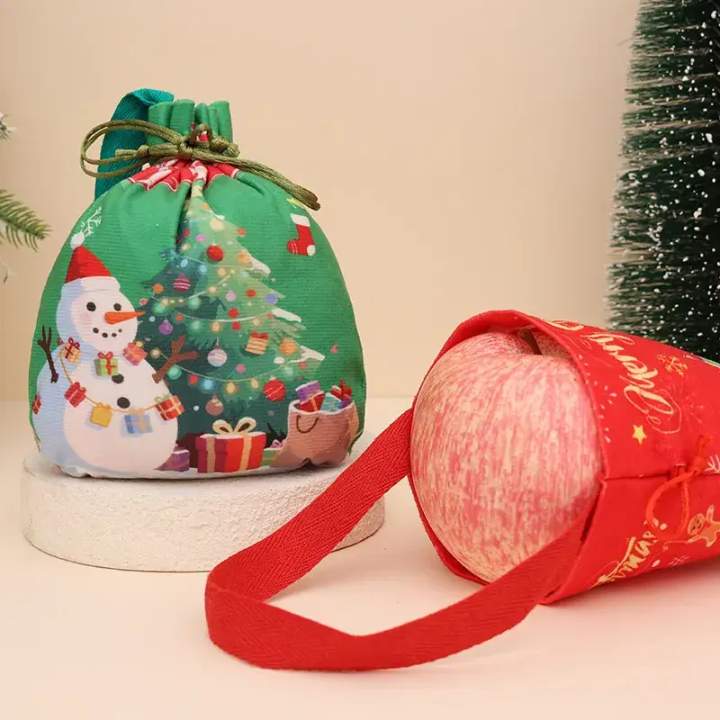 Christmas Apple Bag for Kids with Candy Print - Image 26