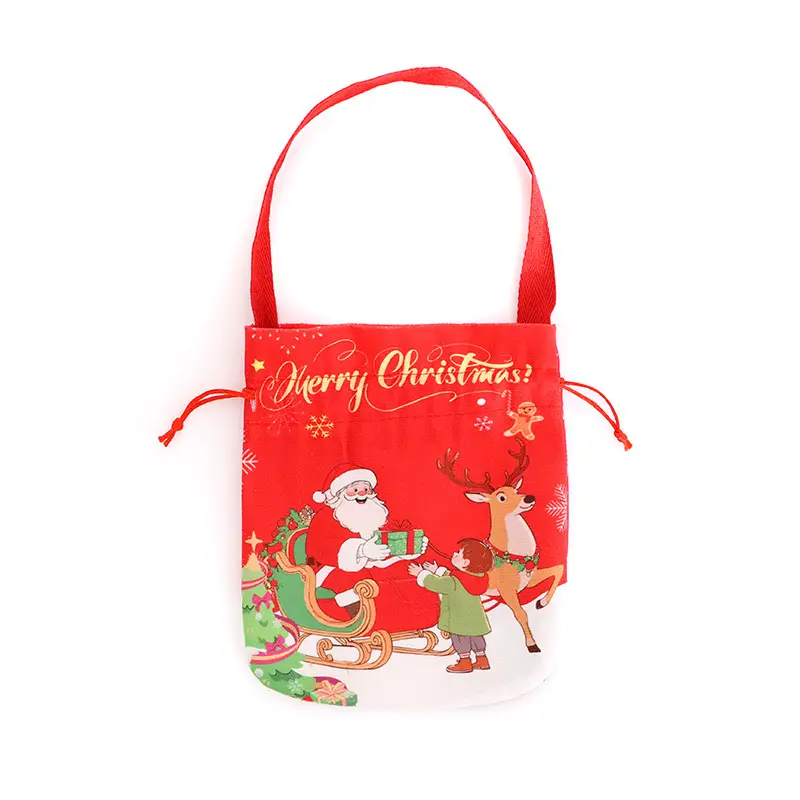 Christmas Apple Bag for Kids with Candy Print - Image 27