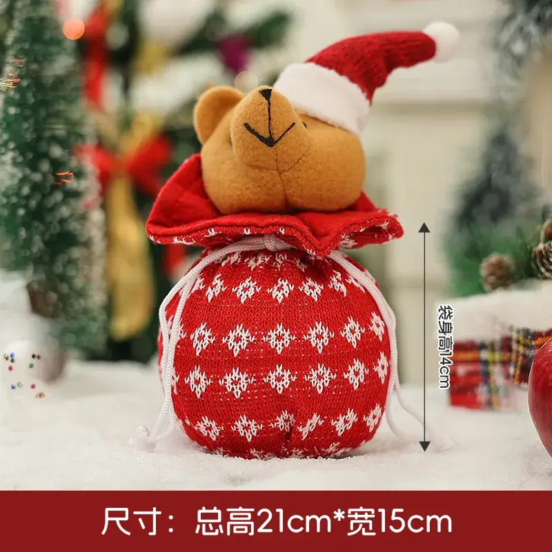 Christmas Apple Bag for Kids with Candy Print - Image 22