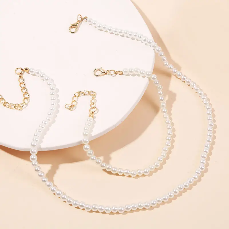 Pearl Bracelet & Necklace Set for Women - Image 3