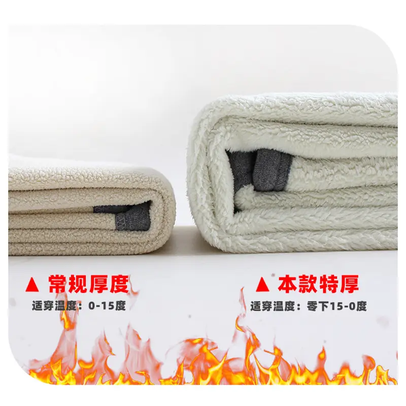 Girls Fleece Leggings Grey Warm Winter Pants - Image 8