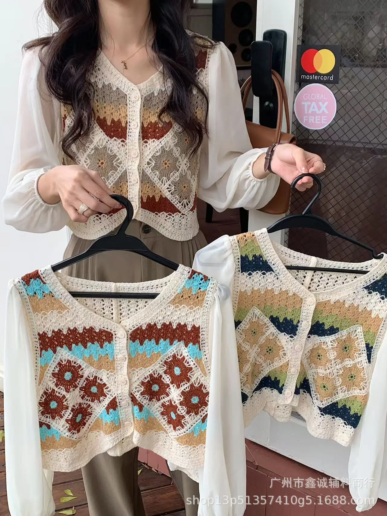 New French Style Embroidered White Shirt with Puff Sleeves - Image 34