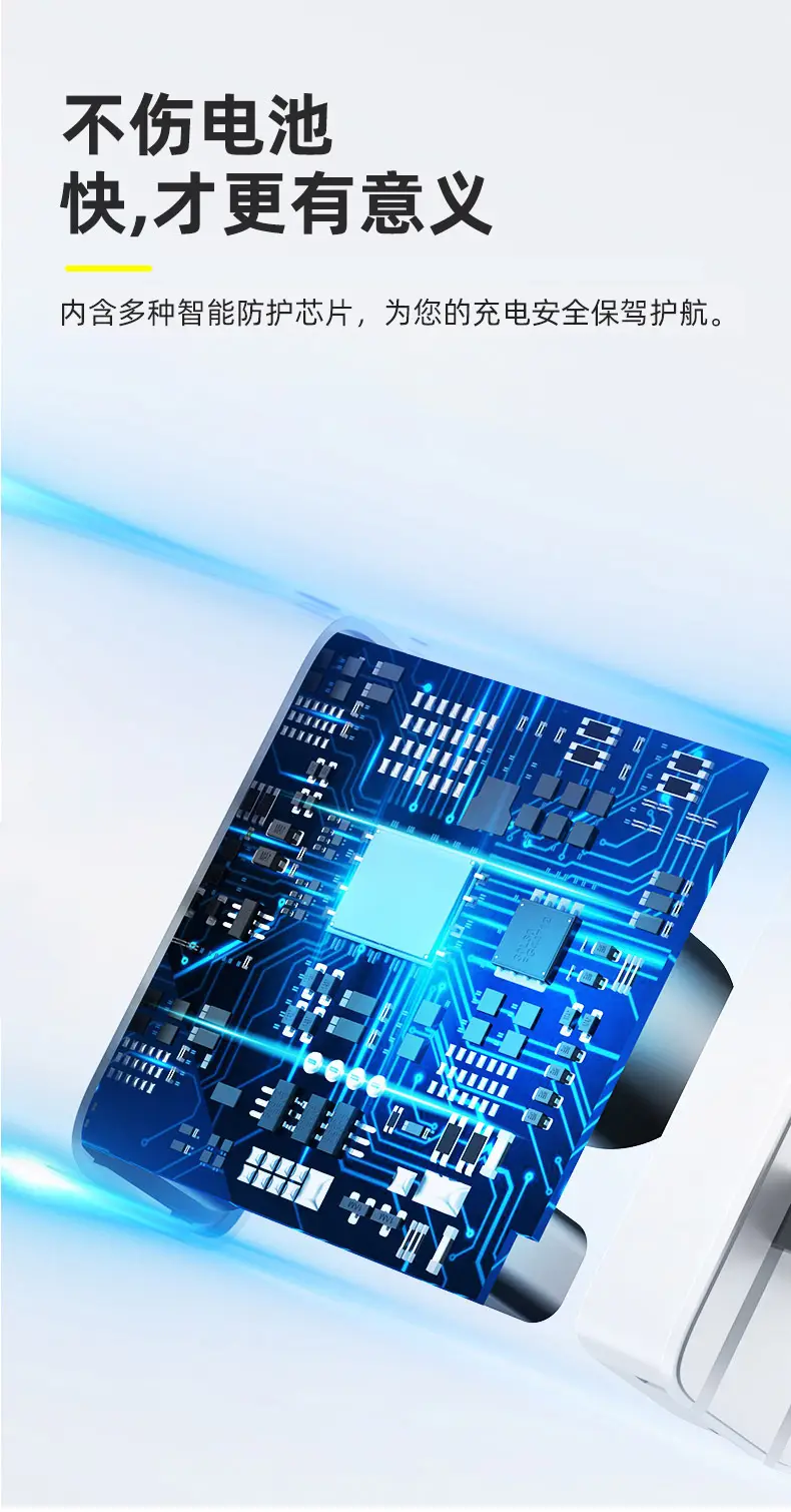 Gallium Nitride Charger Pd35W Foldable Fast Charging with Multiple International Plugs — feature 13