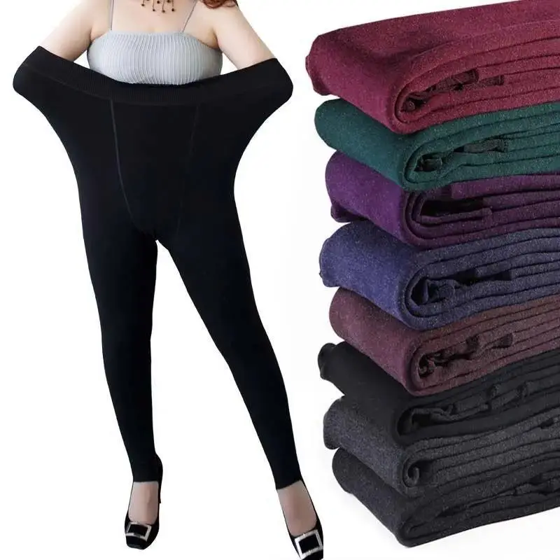 Women Fleece Warm Winter Leggings Extra Large - Image 2