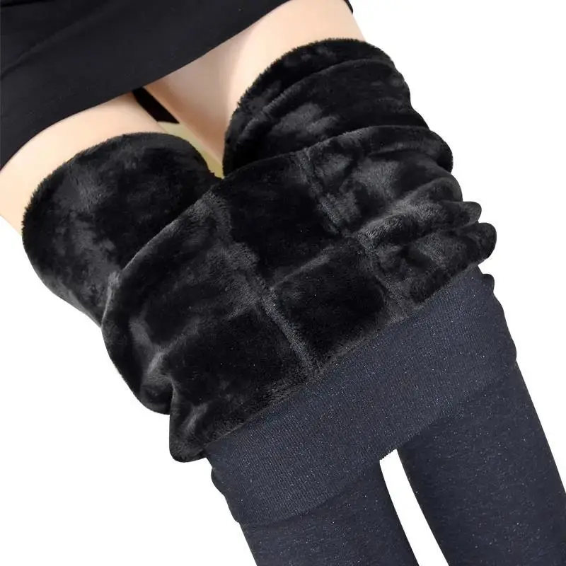 Women Fleece Warm Winter Leggings Extra Large - Image 4