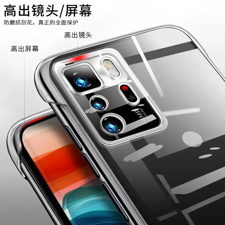 Redmi 14 Pro+ Phone Case Transparent Hard Case with Heat Dissipation - Image 4