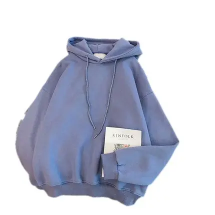 Women Fleece Hoodie Cream Winter Casual Long Sleeve - Image 11