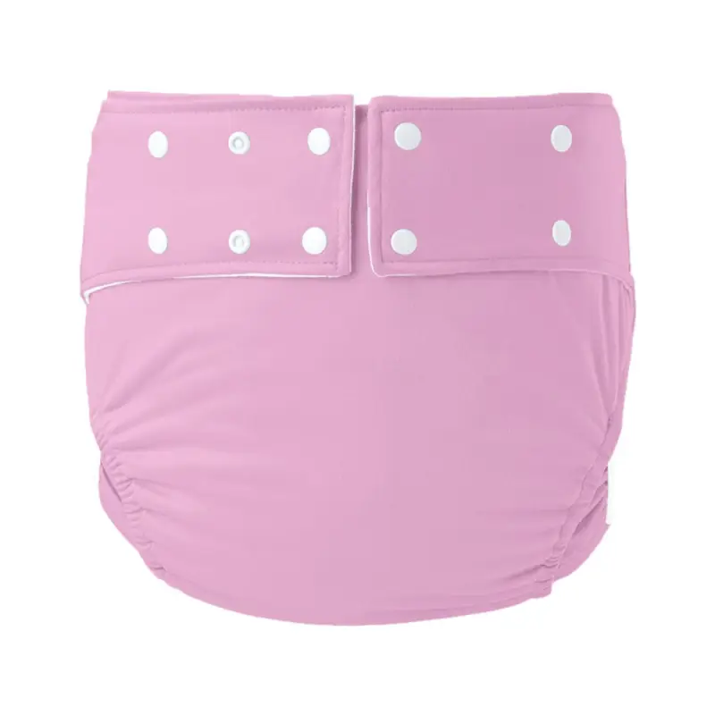 Black Waterproof Adult Diaper with Buttons - Image 13