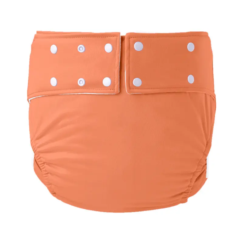 Black Waterproof Adult Diaper with Buttons - Image 15