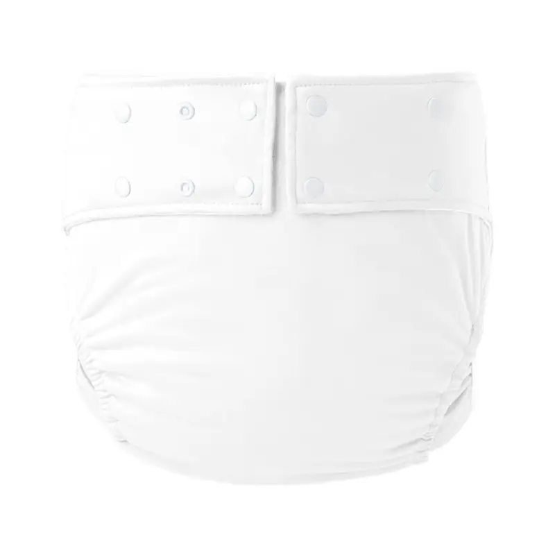 Black Waterproof Adult Diaper with Buttons - Image 7