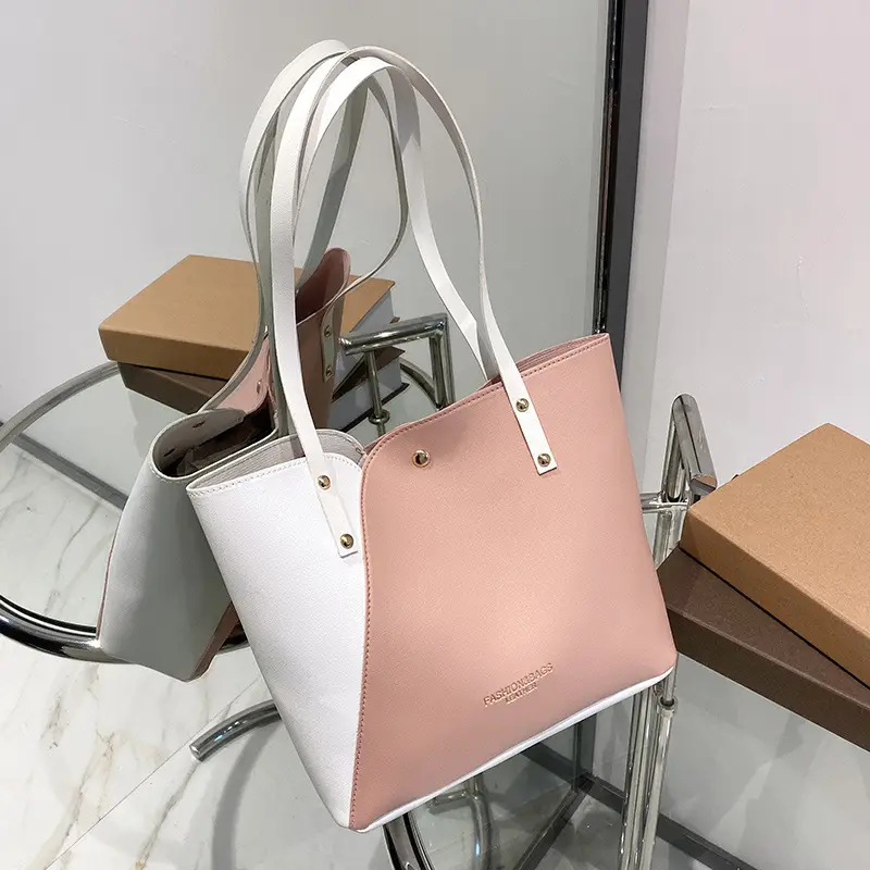 2023 New Fashion Women's Tote Bag Shoulder Bag Set - Image 2