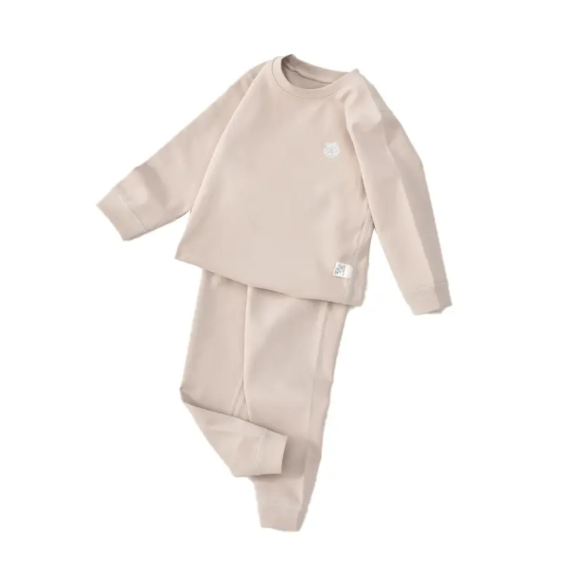 Women Cotton Cartoon Pullover Pants Set Pink Four Seasons
