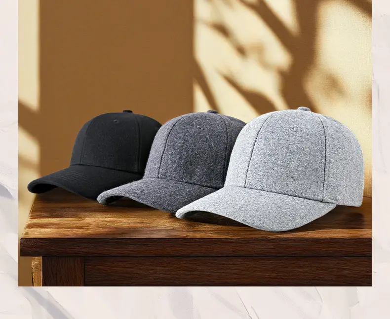 Korean Woolen Peaked Cap for Men Winter Warm — feature 18