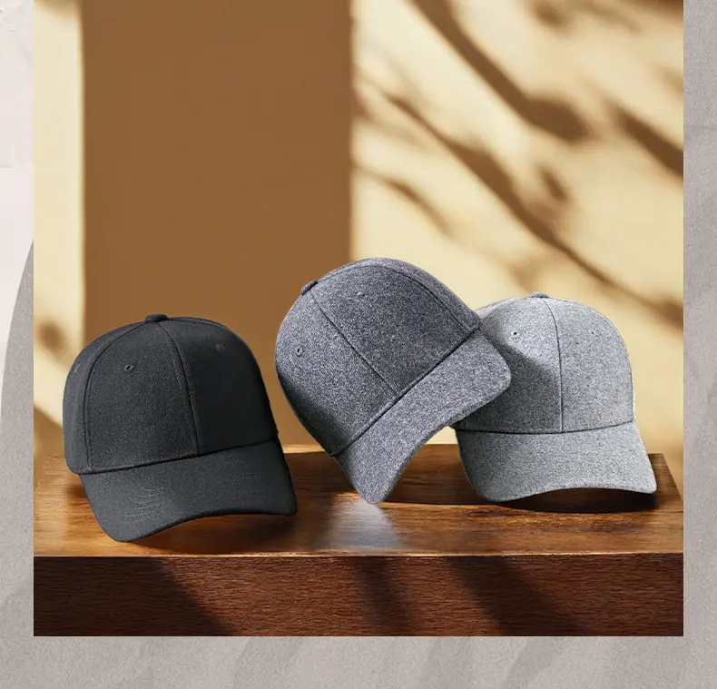 Korean Woolen Peaked Cap for Men Winter Warm — feature 27