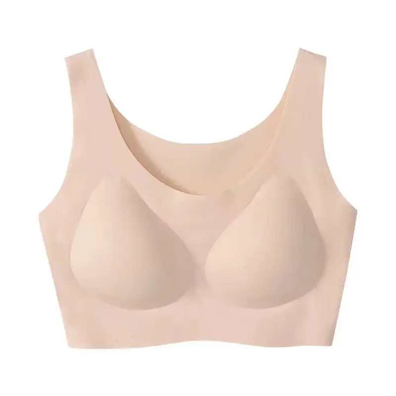 Classic Cloud No Size Vest Underwear Bra No Steel Ring No Seamless Sleeping Underwear for Women