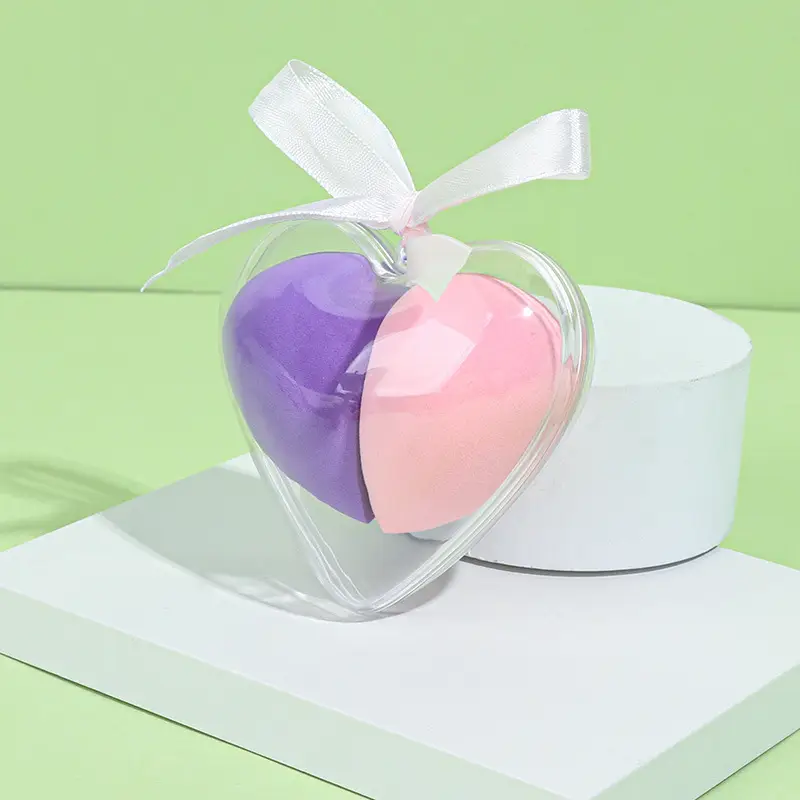Heart-Shaped Dual-Use Makeup Sponge Egg - Image 11