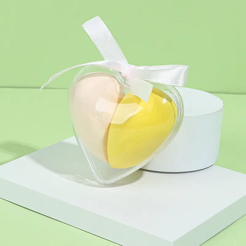 Heart-Shaped Dual-Use Makeup Sponge Egg - Image 12