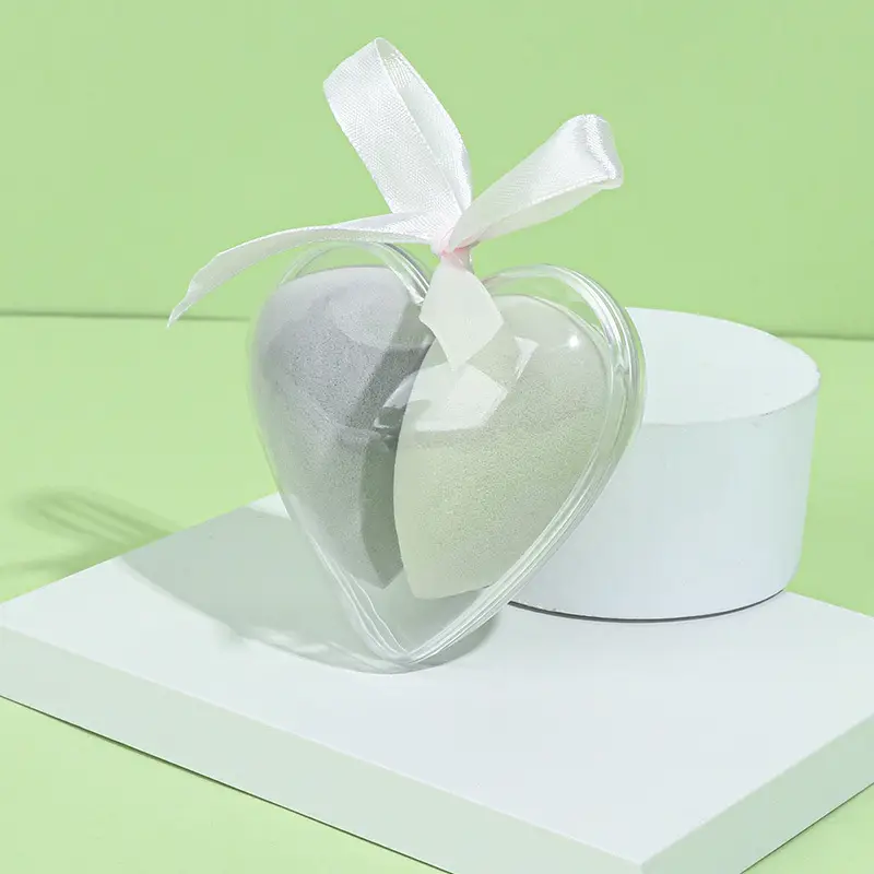 Heart-Shaped Dual-Use Makeup Sponge Egg - Image 13