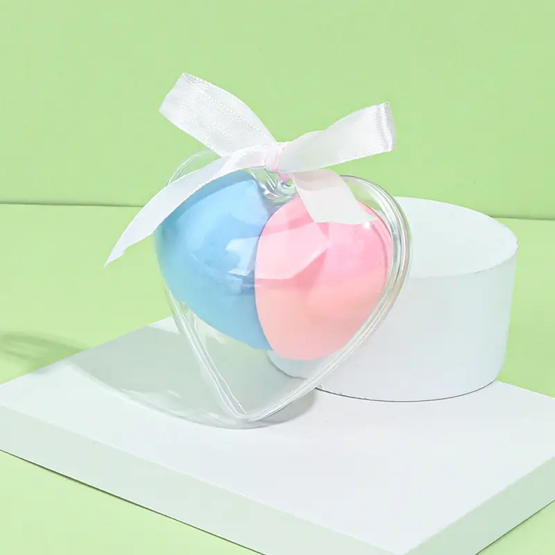 Heart-Shaped Dual-Use Makeup Sponge Egg - Image 2