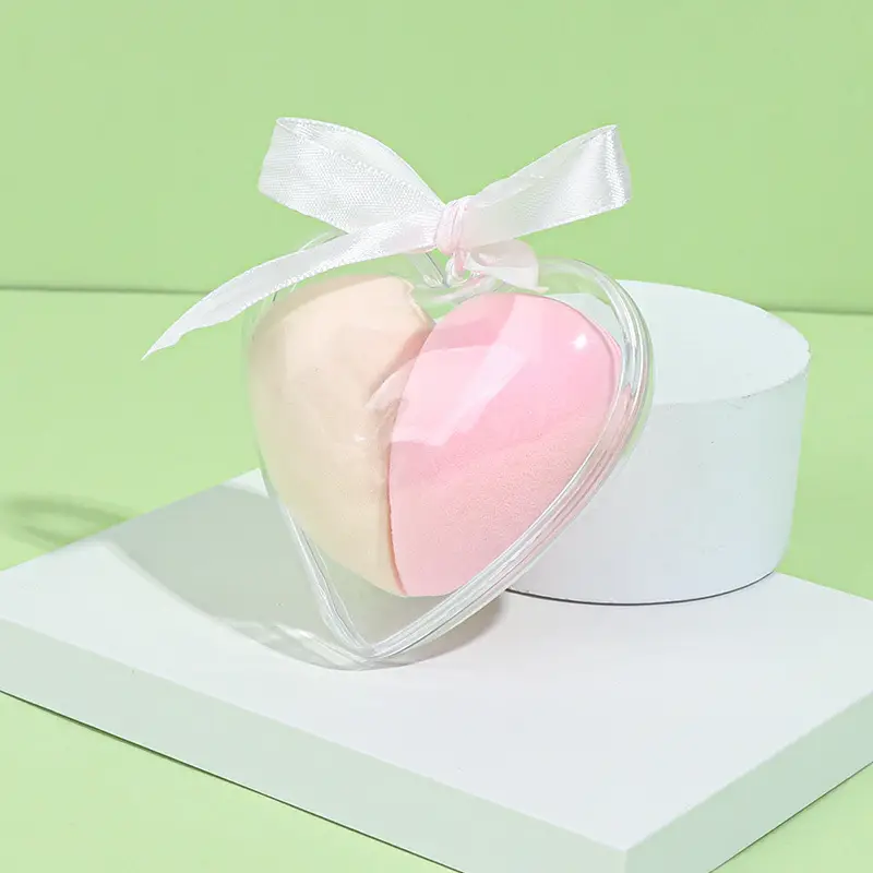 Heart-Shaped Dual-Use Makeup Sponge Egg - Image 4