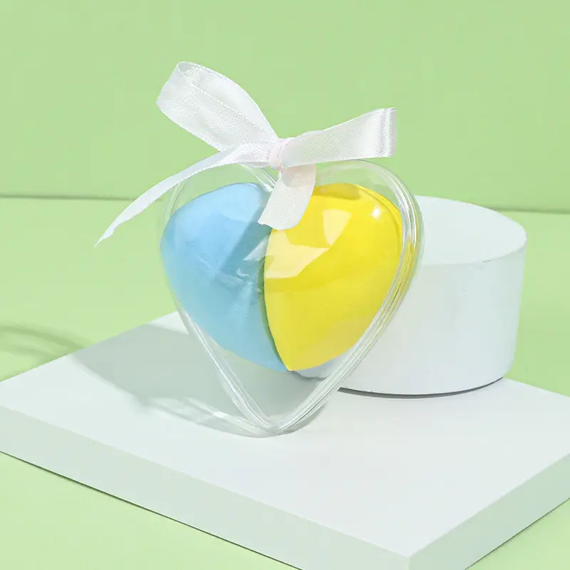 Heart-Shaped Dual-Use Makeup Sponge Egg - Image 7
