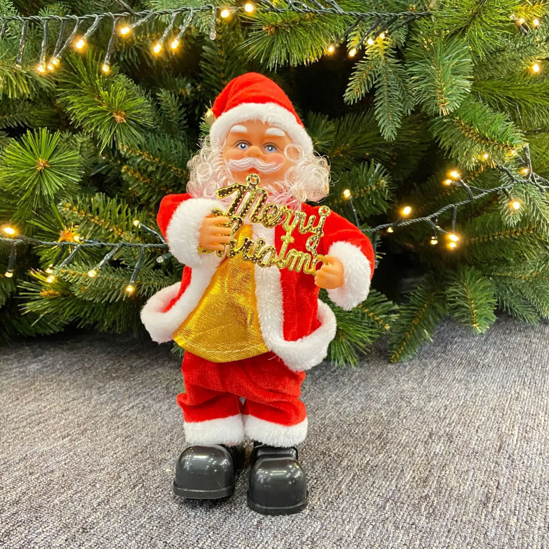 Cross Border Christmas Decor Electric Ladder Santa Climbing Beads - Image 15