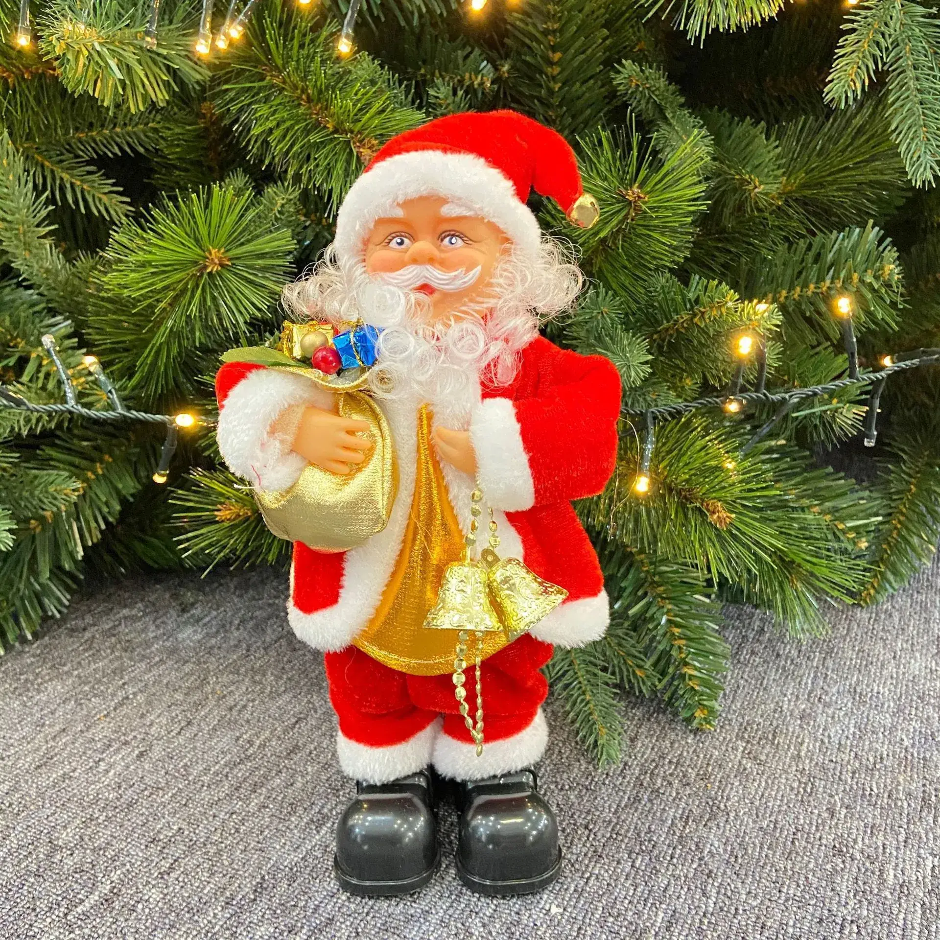 Cross Border Christmas Decor Electric Ladder Santa Climbing Beads - Image 16