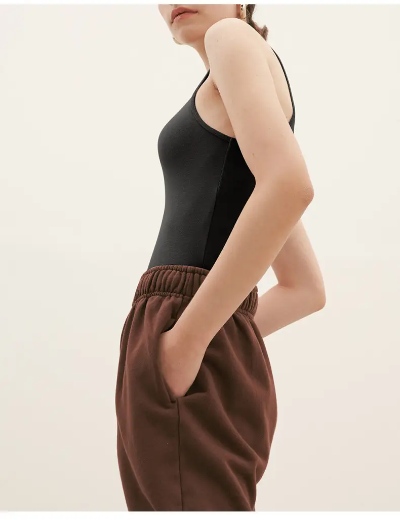Sexy Beige Sports Yoga Top for Women — feature 4