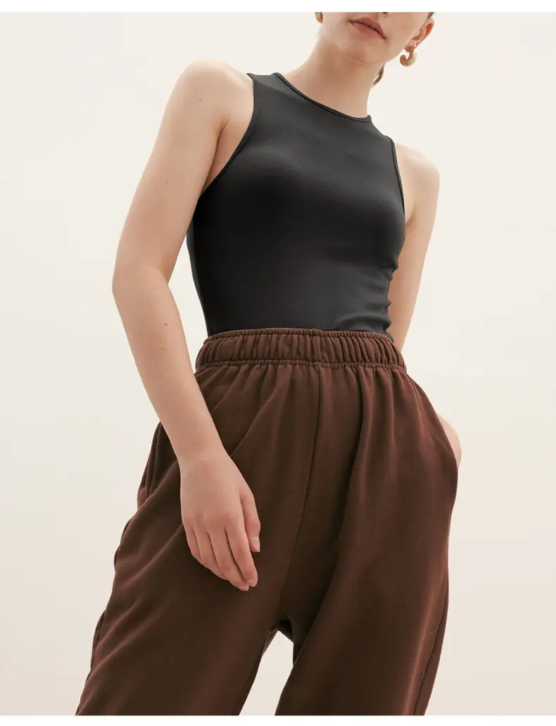 Sexy Beige Sports Yoga Top for Women — feature 5