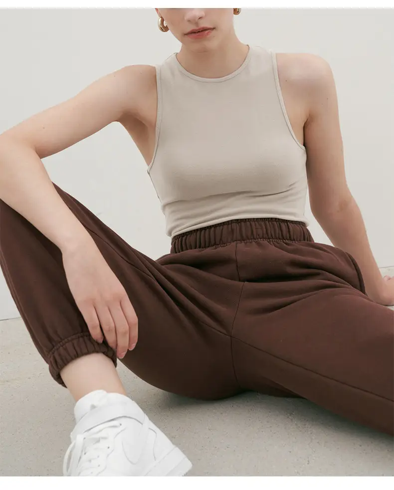 Sexy Beige Sports Yoga Top for Women — feature 6