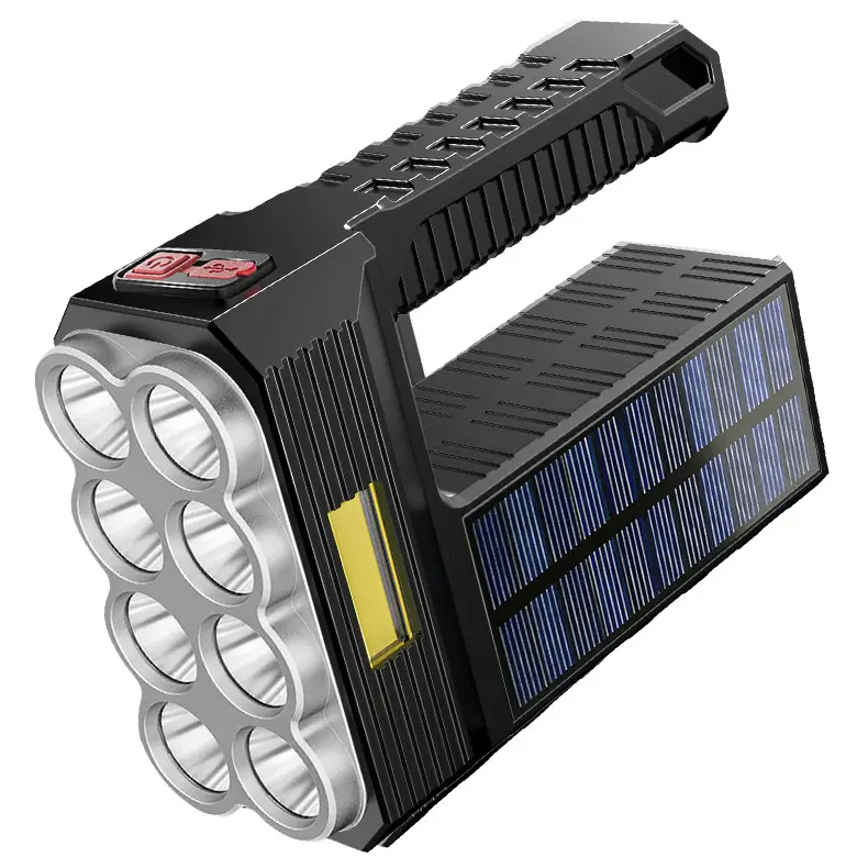 USB Smart Charging Solar Flashlight Strong Light Portable - Image 5