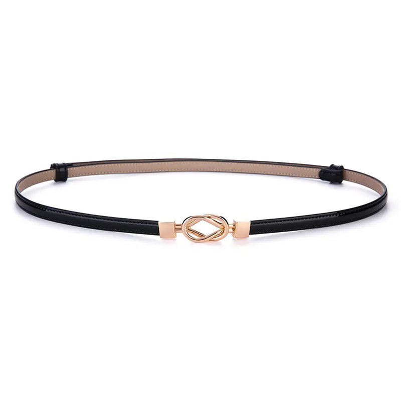Women's Genuine Leather Thin Waist Chains for Fashion Suit Coat Belt - Image 33
