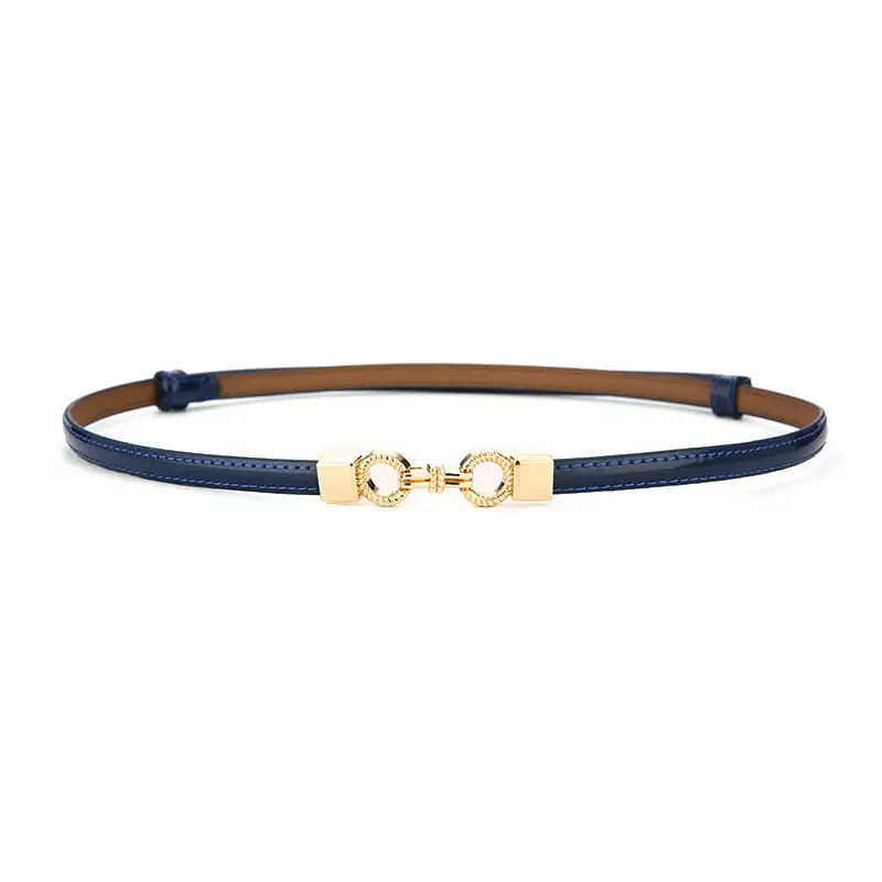 Women's Genuine Leather Thin Waist Chains for Fashion Suit Coat Belt - Image 10