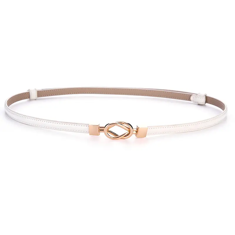 Women's Genuine Leather Thin Waist Chains for Fashion Suit Coat Belt - Image 12