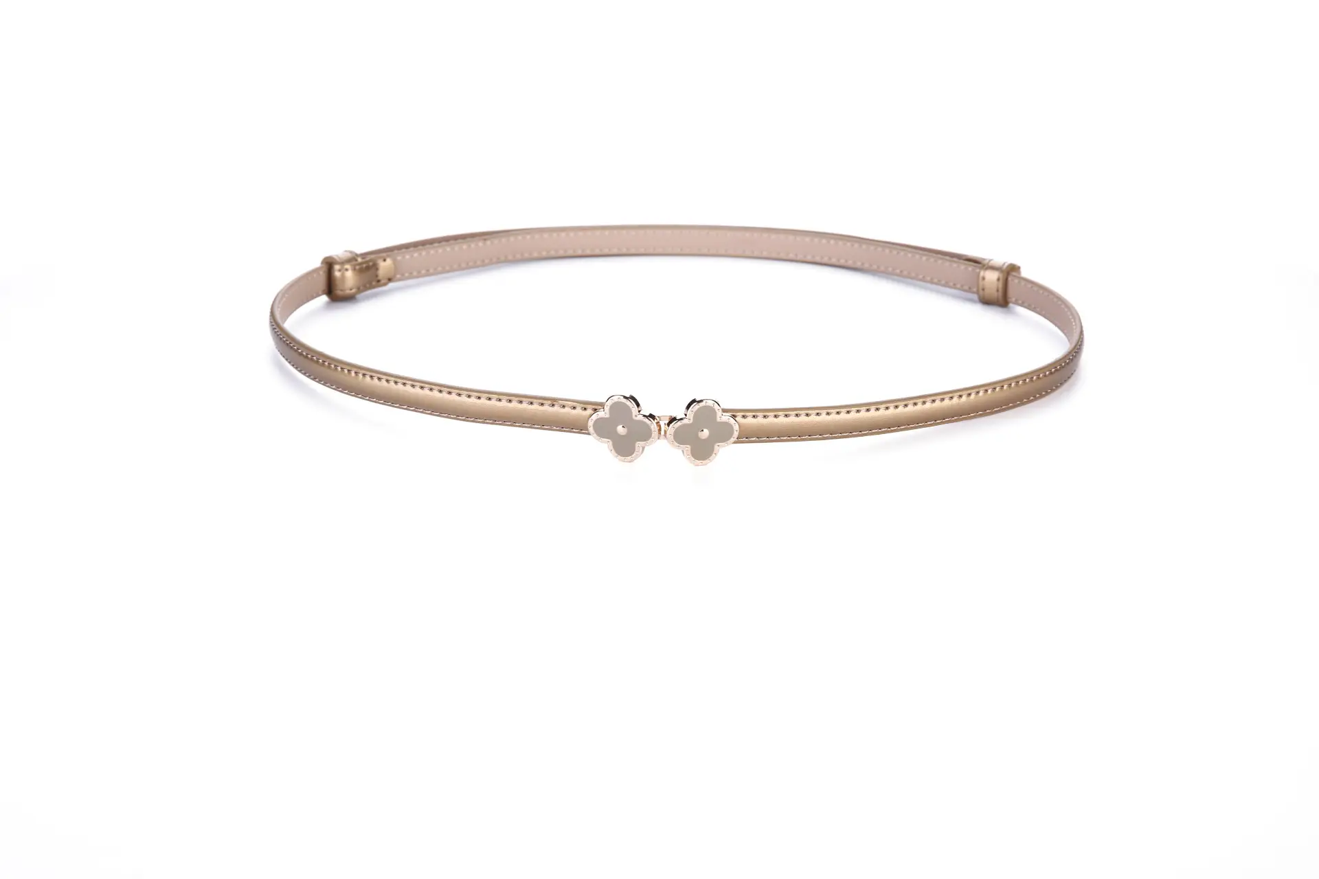 Women's Genuine Leather Thin Waist Chains for Fashion Suit Coat Belt - Image 19