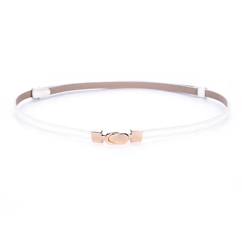 Women's Genuine Leather Thin Waist Chains for Fashion Suit Coat Belt - Image 22