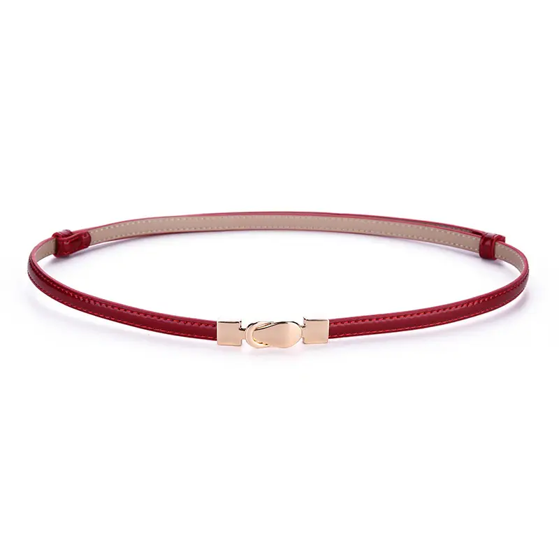 Women's Genuine Leather Thin Waist Chains for Fashion Suit Coat Belt - Image 24