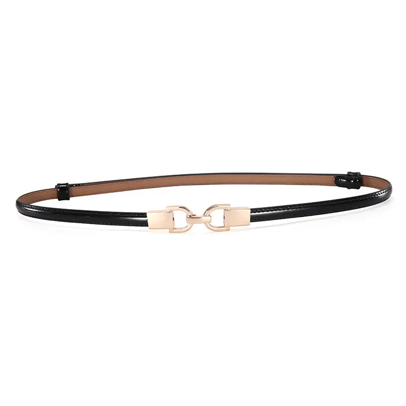 Women's Genuine Leather Thin Waist Chains for Fashion Suit Coat Belt - Image 26