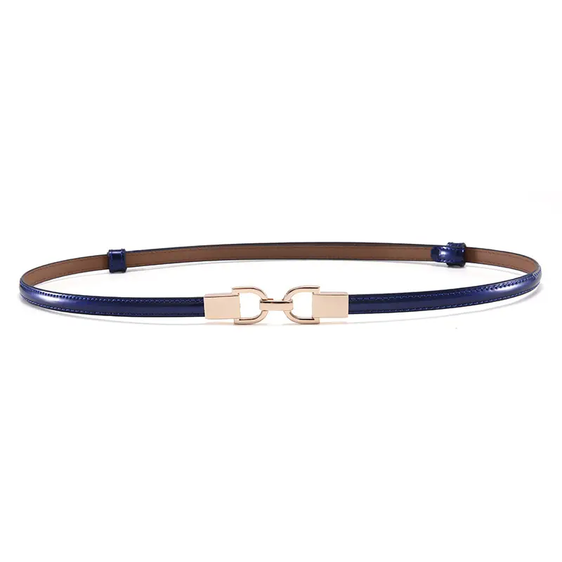 Women's Genuine Leather Thin Waist Chains for Fashion Suit Coat Belt - Image 28