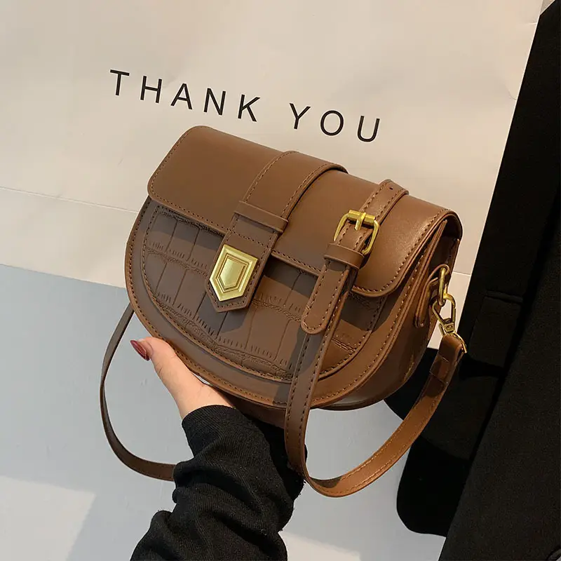 Women's Stone Pattern Shoulder Bag 2023 New Trendy - Image 6