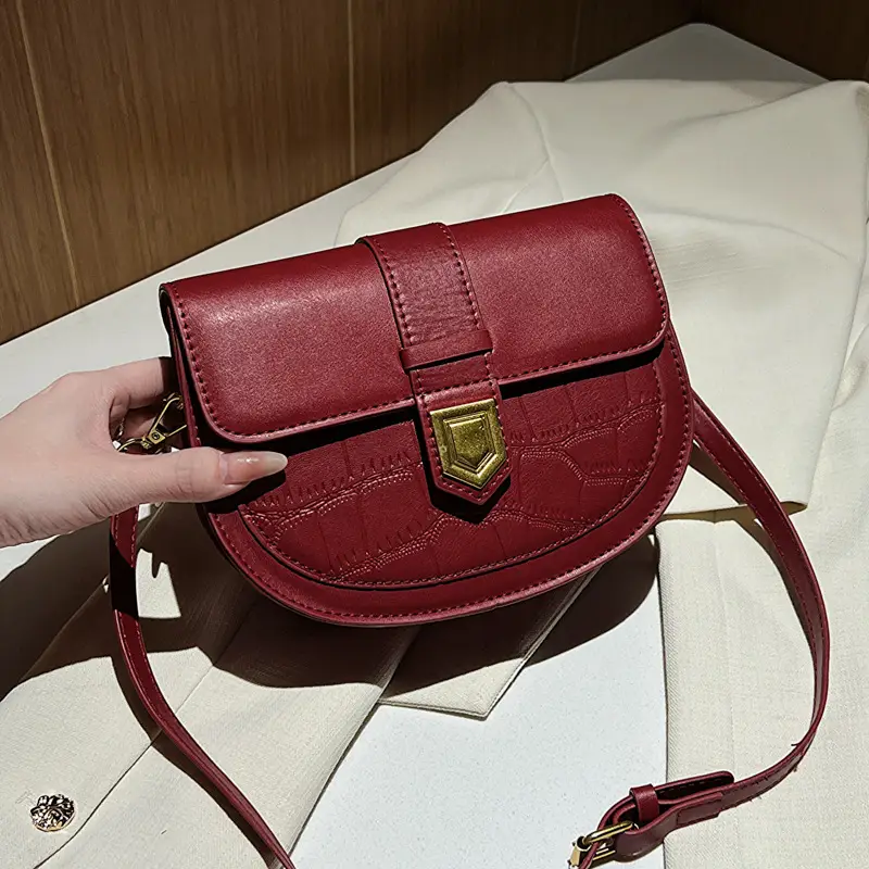 Women's Stone Pattern Shoulder Bag 2023 New Trendy - Image 8