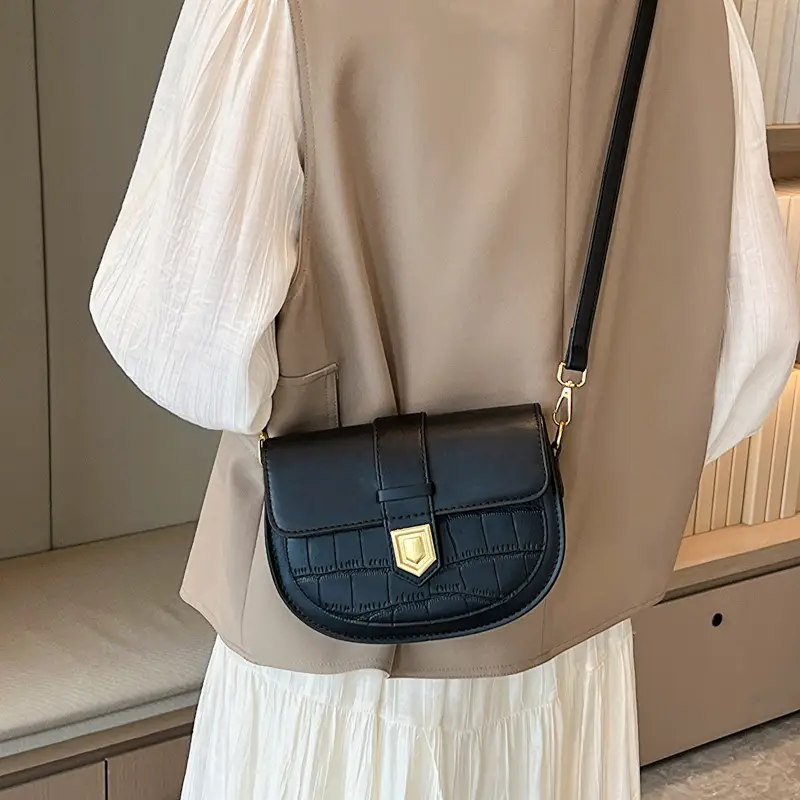 Women's Stone Pattern Shoulder Bag 2023 New Trendy - Image 9