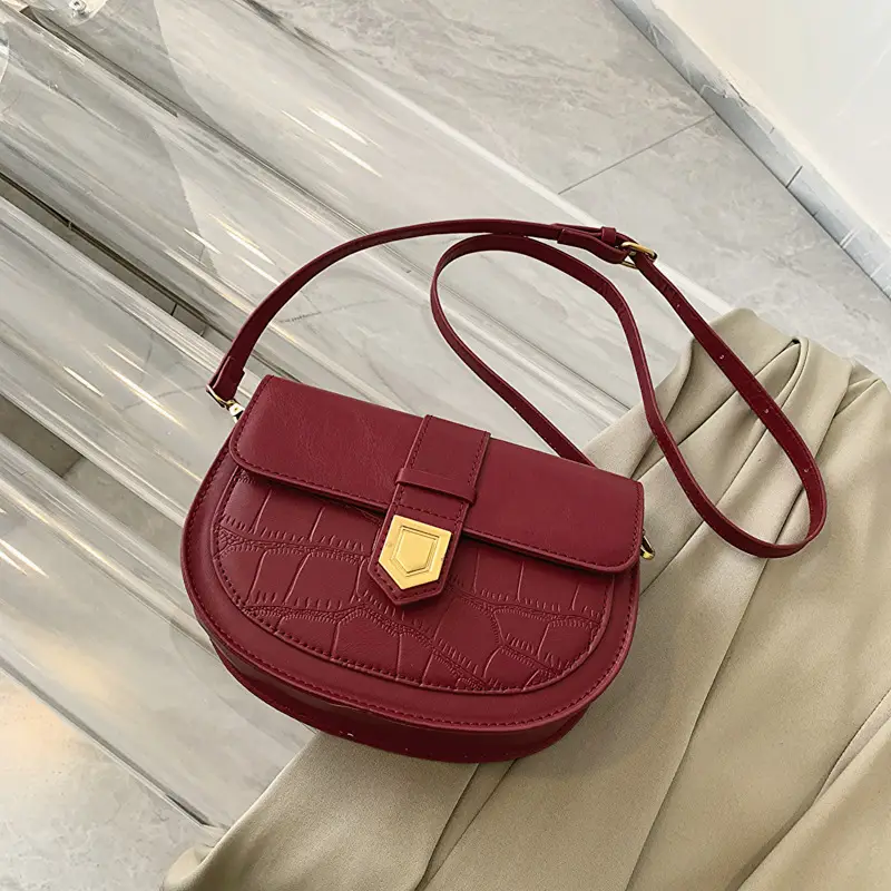 Women's Stone Pattern Shoulder Bag 2023 New Trendy - Image 5