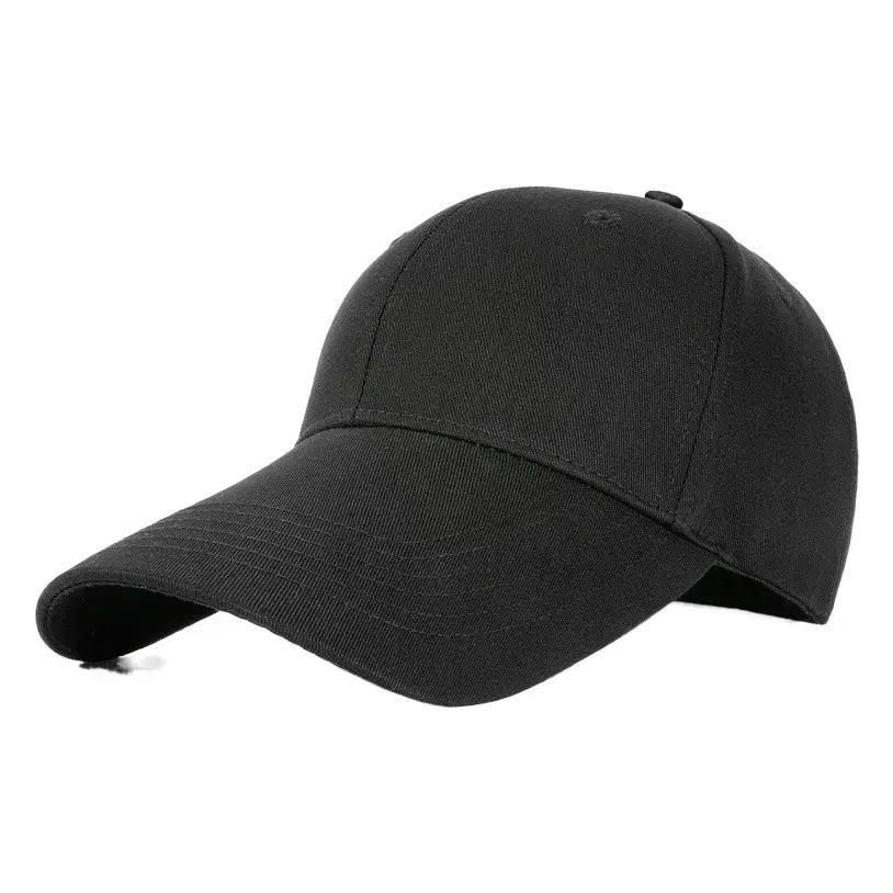 Men Women Cycling Suncap Black Baseball Cap