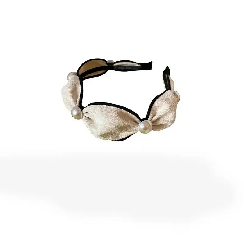Vintage French Style Pearl Hair Band for Women - Image 8