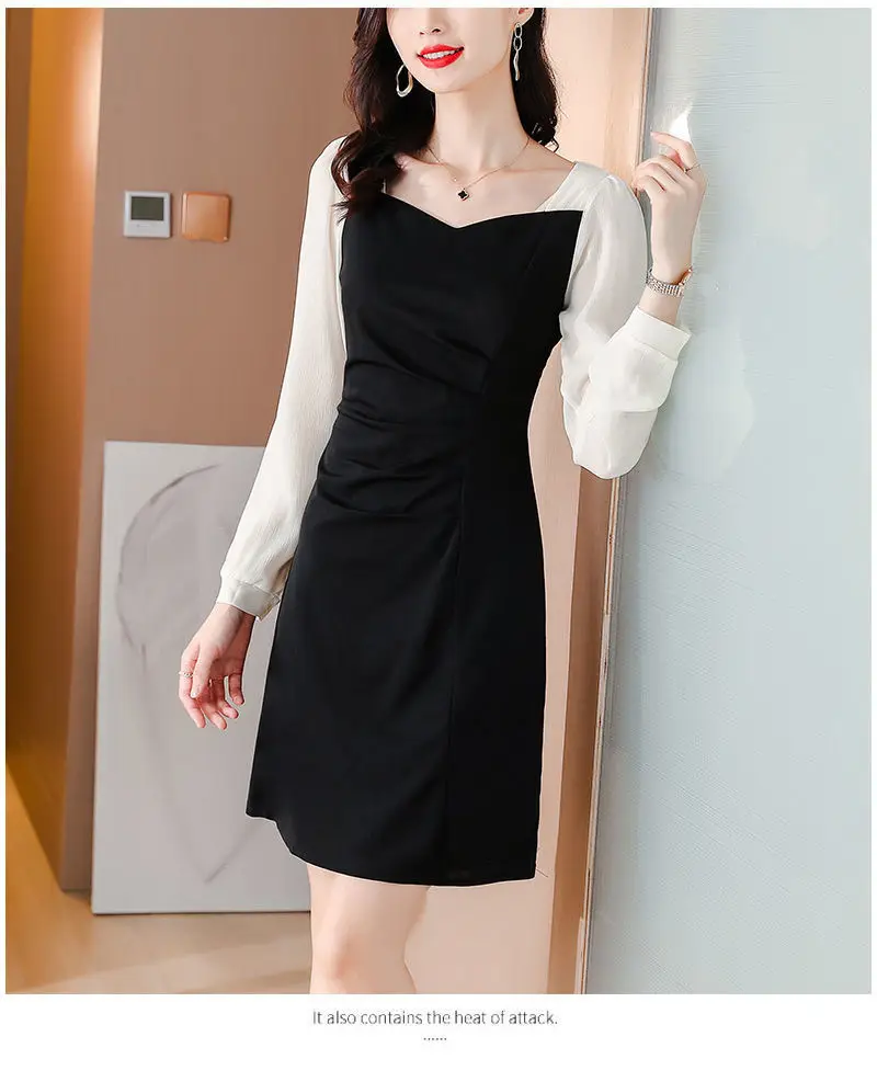 Black Long Sleeve Women's Dress for Autumn 2021 — feature 4